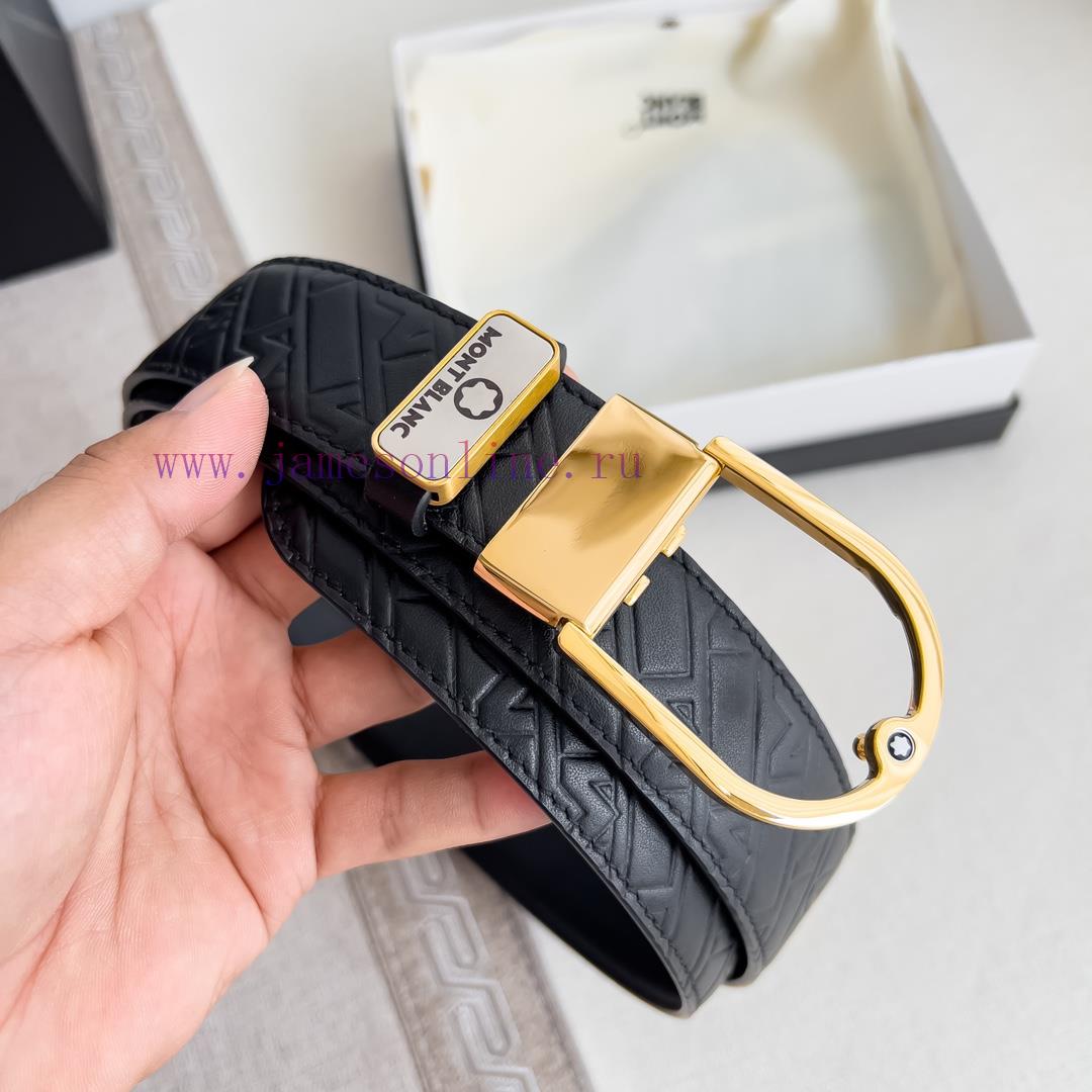 Montblanc Montblanc ️ Belt and beltBuckle, new original classic boutique buckle, photographe i7momr12 - Image 3