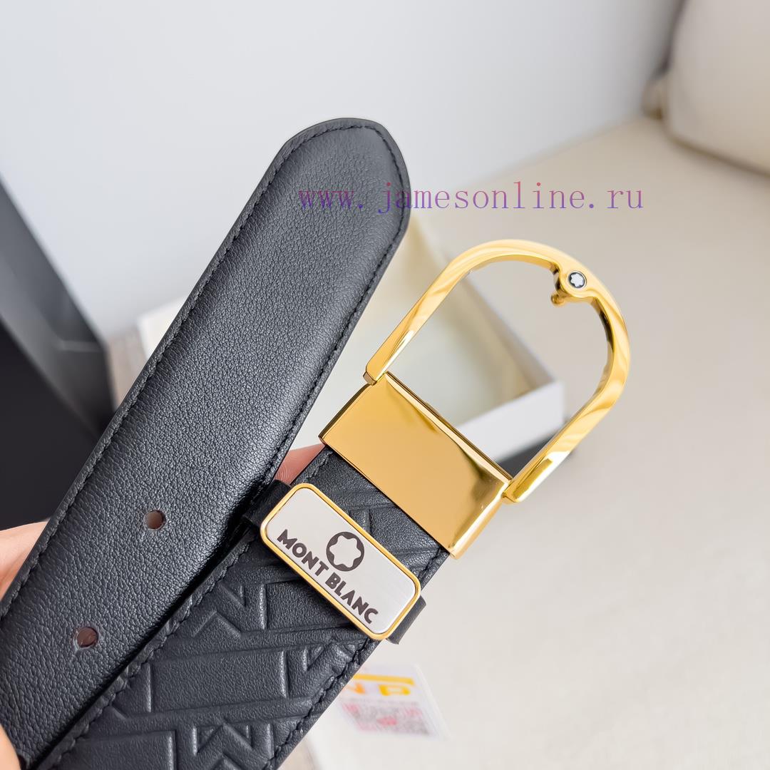 Montblanc Montblanc ️ Belt and beltBuckle, new original classic boutique buckle, photographe i7momr12 - Image 7