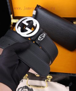 MADE IN ITALYWooden box with accompanying picturesGUCC @ Belt+Wallet SetBuckle material: Two wwjwc49r