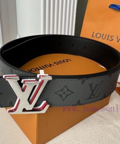 LV Initiales double-sided waistband combines Monogram Eclipse and the all-new Monogram Eclip fgpf4207