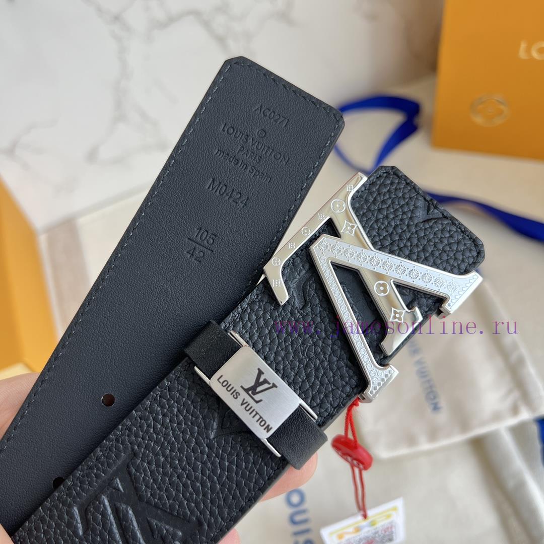 LV... Louis Vuitton Belt and BeltsBuckle, classic pure steel material letter buckle, top lay 4b49zu0x - Image 8