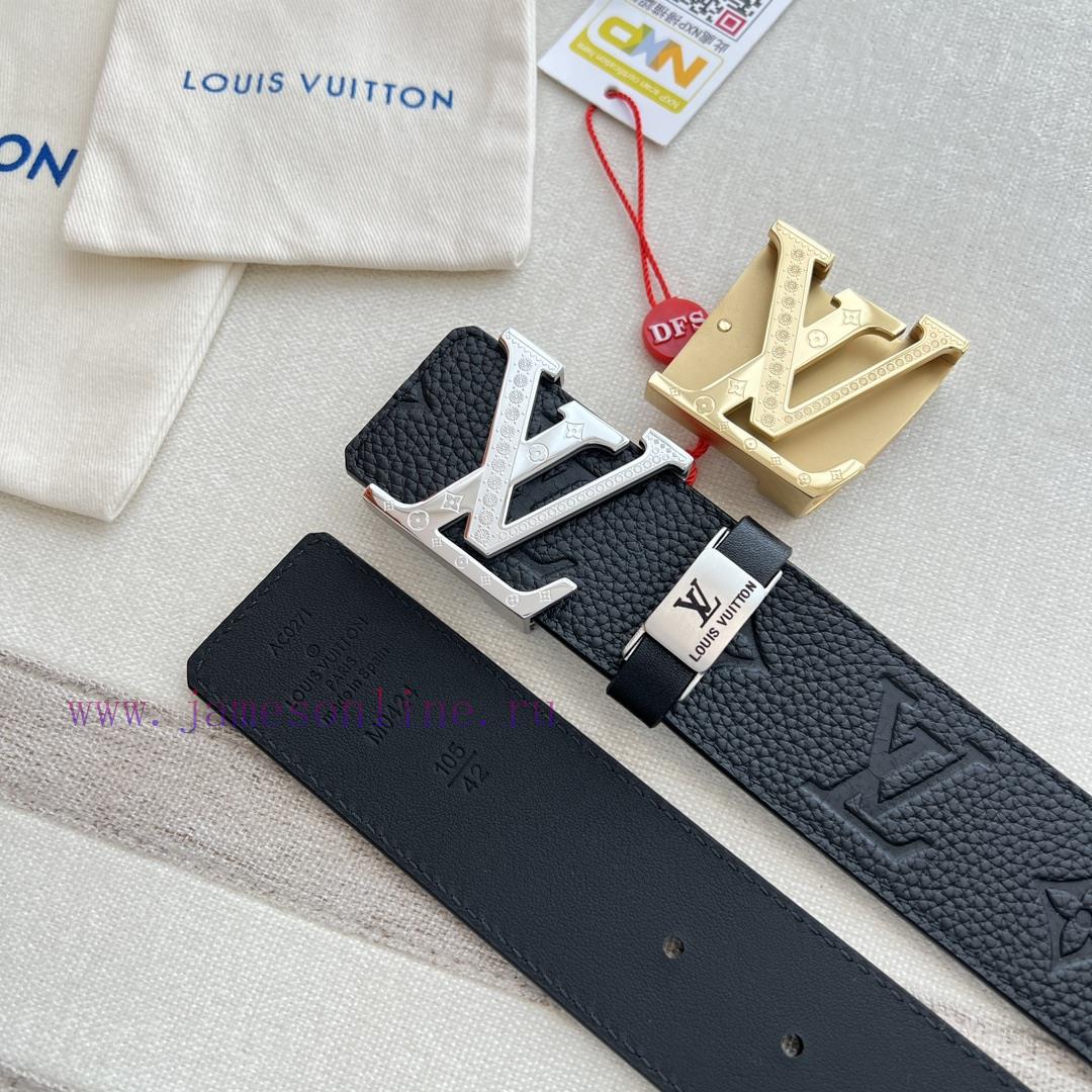 LV... Louis Vuitton Belt and BeltsBuckle, classic pure steel material letter buckle, top lay 4b49zu0x - Image 9