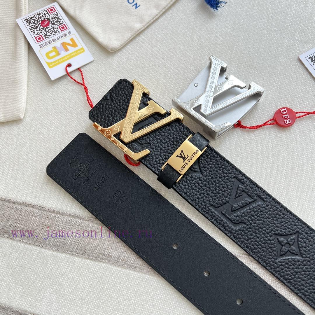 LV... Louis Vuitton Belt and BeltsBuckle, classic pure steel material letter buckle, top lay 4b49zu0x - Image 10