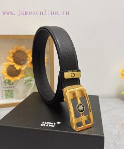Montblanc Automatic BeltMaterial: Leather Belt with 100% Head Layer. The leather belt is gua bng10u36