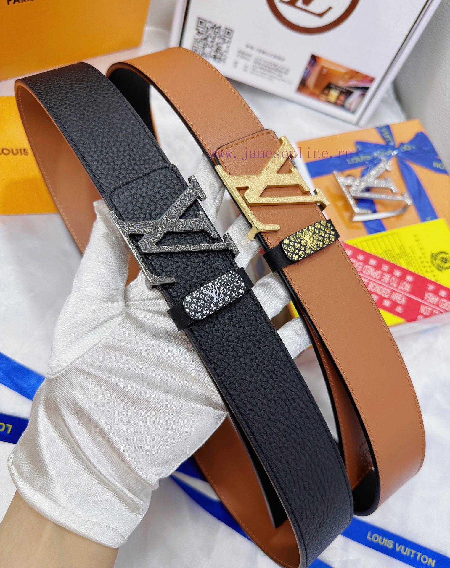 Belt LV Louis Vuitton Top Remakes-The waistband is made of 100% cowhide, ensuring genuine le 81fw12cb - Image 10
