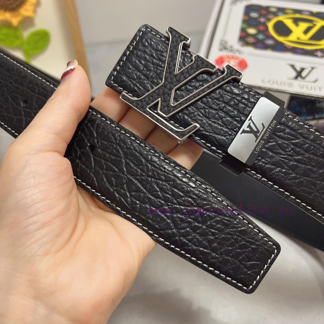 LV... Louis VuittonMaterial: Leather Belt with 100% Head Layer. The leather belt is guarante 6imaun5p - Image 4
