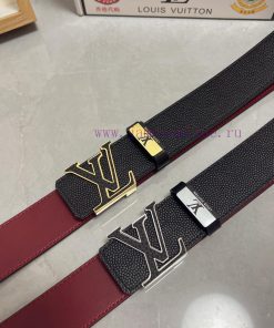LV... Louis VuittonMaterial: Leather Belt with 100% Head Layer. The leather belt is guarante kzlt5v15