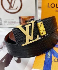 Belt LV Louis Vuitton's top tier replicaThe waistband is made of 100% cowhide, ensuring genu vst1u3zo