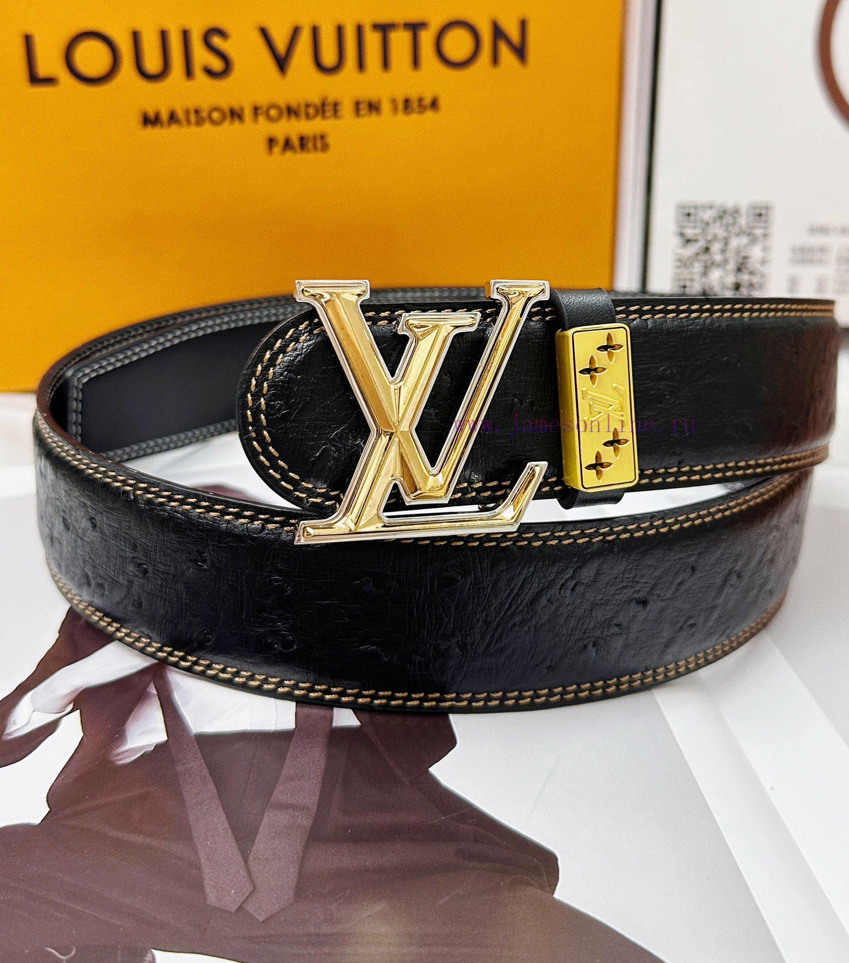 Belt LV Louis Vuitton Top Remakes-The belt is made of 100% imported original cowhide, ensuri yh62daey - Image 5