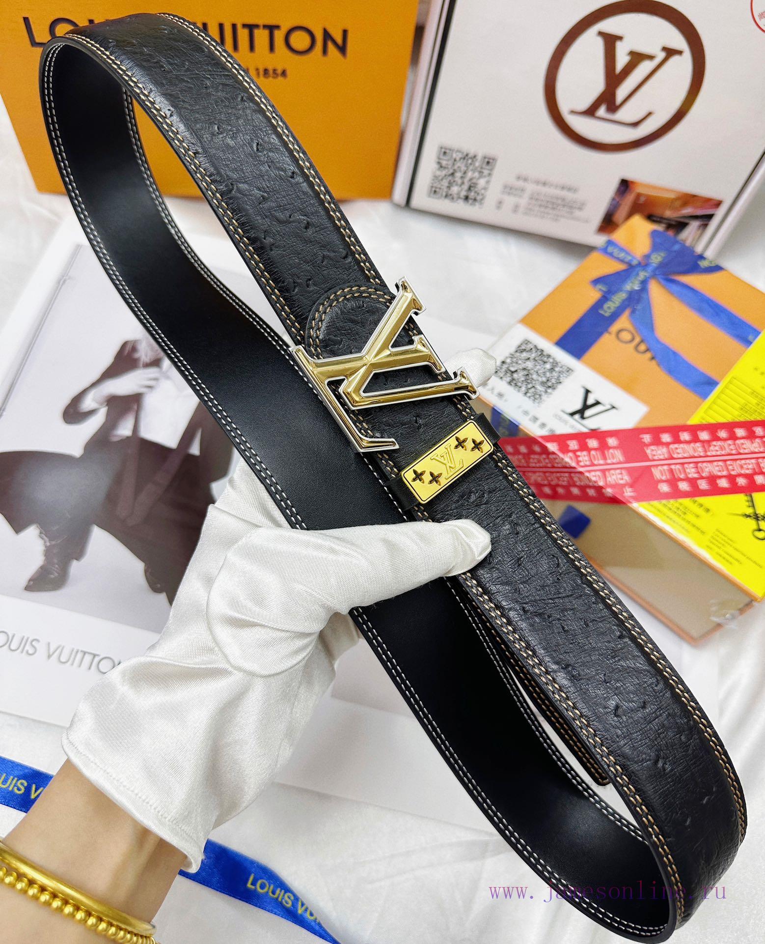 Belt LV Louis Vuitton Top Remakes-The belt is made of 100% imported original cowhide, ensuri yh62daey - Image 9