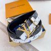 LV... Louis Vuitton Belt and BeltsBuckle, classic pure steel material buckle, top layer cowh mqm4va8l