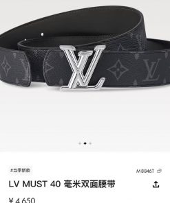 LV. Louis VuittonComplete set of 40mm width genuine one-piece cast steel buckles, double-sid y4ujhsdt