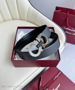 Ferragamo double-sided original imported top layer cowhide, double-sided use, vacuum electro k4f4bbmt