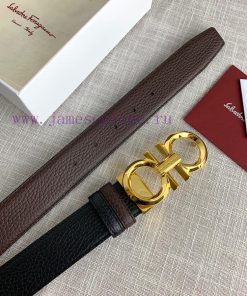 Comes with a full set of box Ferragamol double-sided adjustable belts, equipped with glossy j5k90049