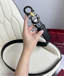 Ferragamo. FerragamoFull width 3.5cm high-end customized men's belt double-sided imported co lgmk1sj9