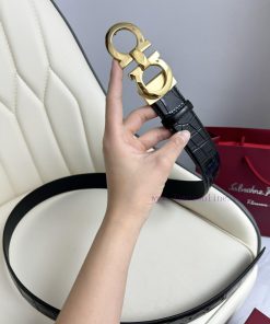 Ferragamo. FerragamoFull width 3.5cm high-end customized men's belt double-sided imported co 7ws5qa7g