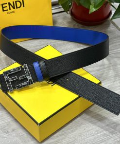 FENDL 40MM wide double-sided original calf leather with a single ruthenium palladium plated if73boar