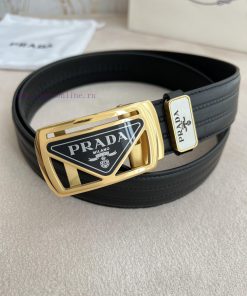 Prada PRADA Belt Automatic BeltAutomatic belt, classic acrylic pure steel material automatic gqpf5rwz