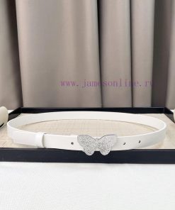 Dior 24 Early Spring New C D Buckle Brass 🦋 Cowhide belt classic forever 2.0cm g72fezms