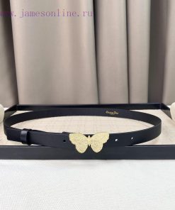 Dior 24 Early Spring New C D Buckle Brass 🦋 Cowhide belt classic forever 2.0cm neijvxa8