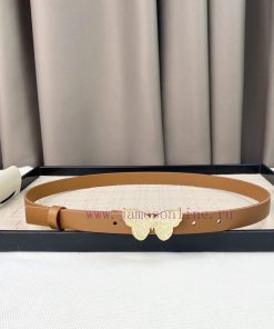 Dior 24 Early Spring New C D Buckle Brass 🦋 Cowhide belt classic forever 2.0cm ixyvz36b