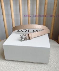 LOEWE's latest same style belt [Celebration] [Celebration] Smooth cowhide narrow belt with A e6c06bxl