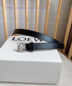 LOEWE's latest same style belt [Celebration] [Celebration] Smooth cowhide narrow belt with A vmtgtchr