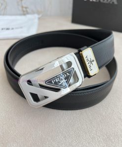 Prada PRADA Belt Automatic BeltAutomatic belt, classic acrylic pure steel material automatic cv6ifsn9