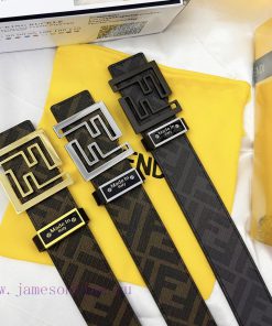 Belt FENDI Fendi ReproductionThe waistband is made of 100% cowhide, ensuring a double-layer flnhbzde