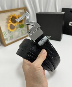 MontblancMaterial: Leather Belt with 100% Head Layer. The leather belt is guaranteed to be g 3om163xd