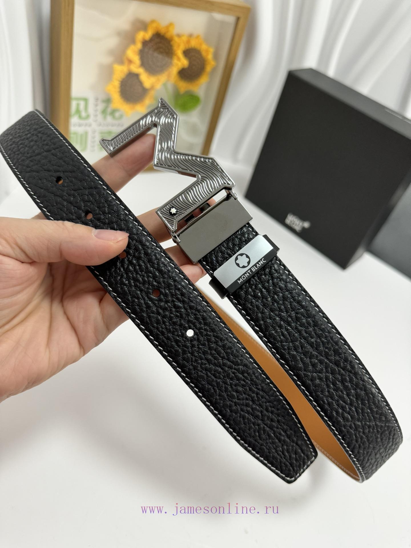 MontblancMaterial: Leather Belt with 100% Head Layer. The leather belt is guaranteed to be g guepx5hd - Image 3