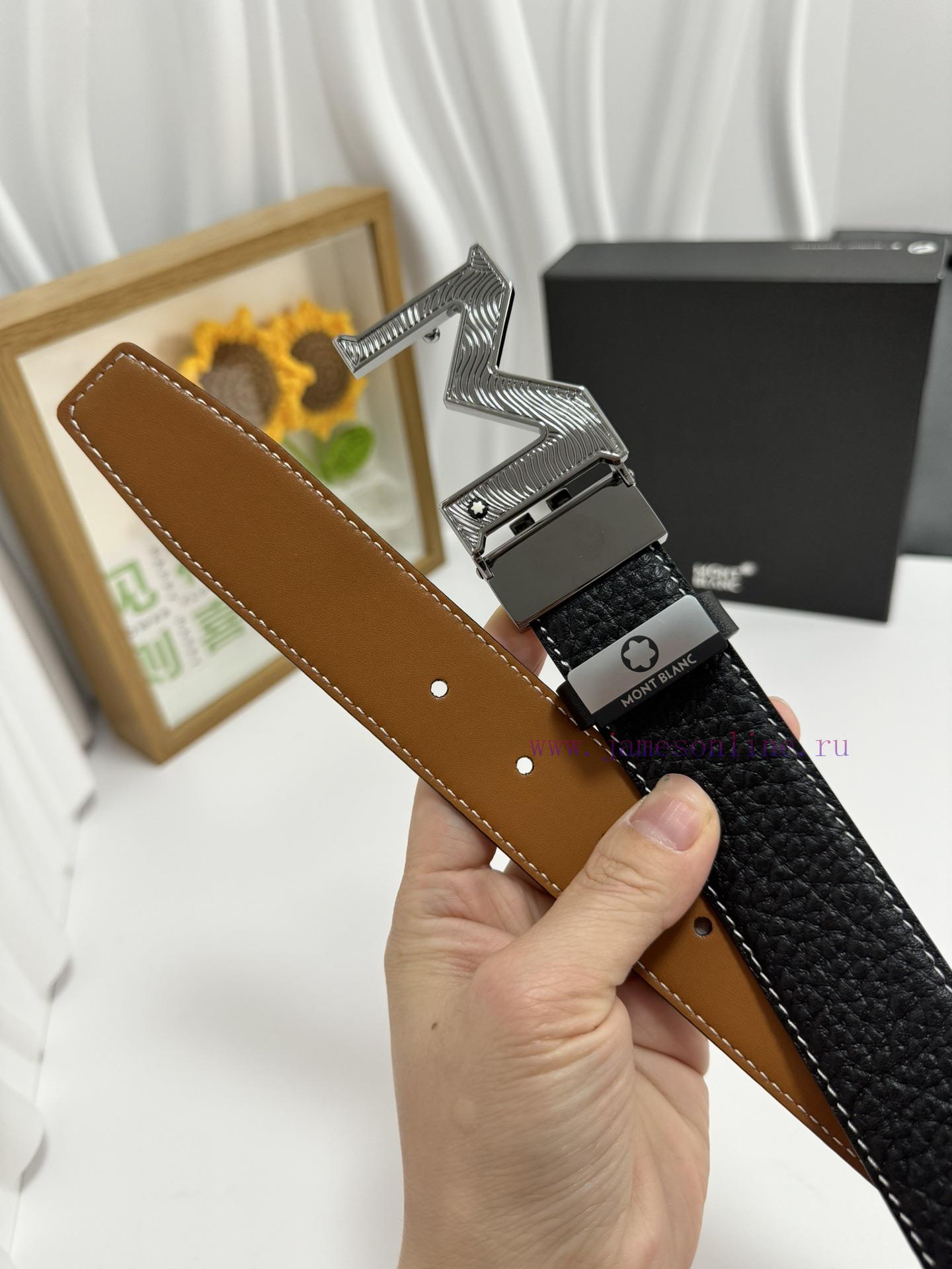 MontblancMaterial: Leather Belt with 100% Head Layer. The leather belt is guaranteed to be g guepx5hd - Image 6