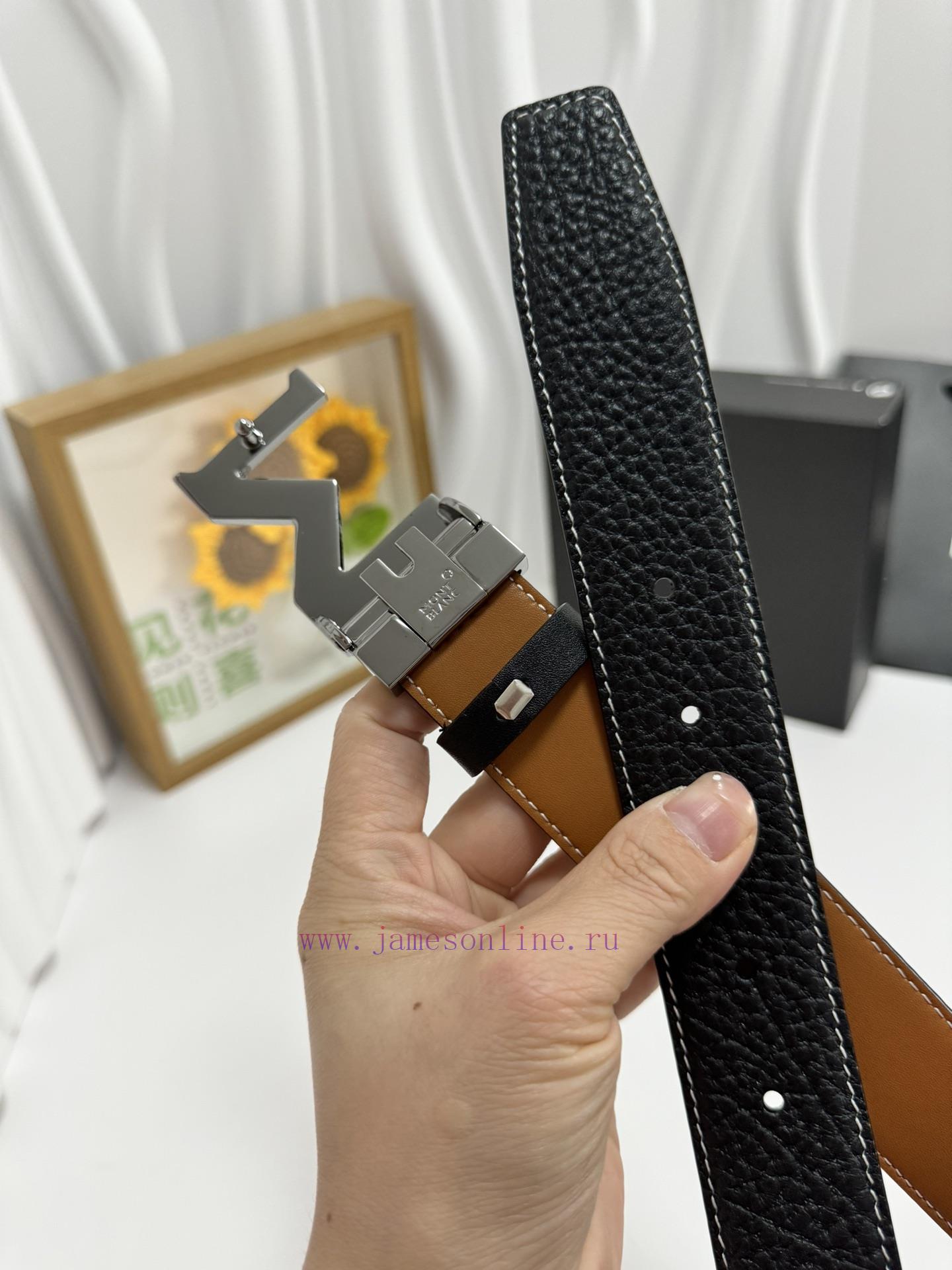 MontblancMaterial: Leather Belt with 100% Head Layer. The leather belt is guaranteed to be g guepx5hd - Image 7