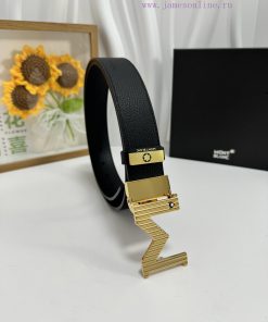 MontblancMaterial: Leather Belt with 100% Head Layer. The leather belt is guaranteed to be g m5iietz5