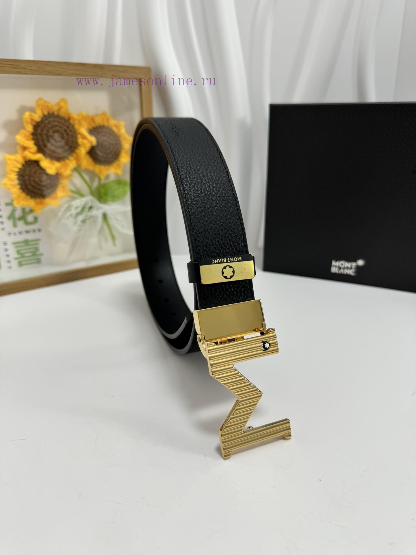 MontblancMaterial: Leather Belt with 100% Head Layer. The leather belt is guaranteed to be g m5iietz5 - Image 2