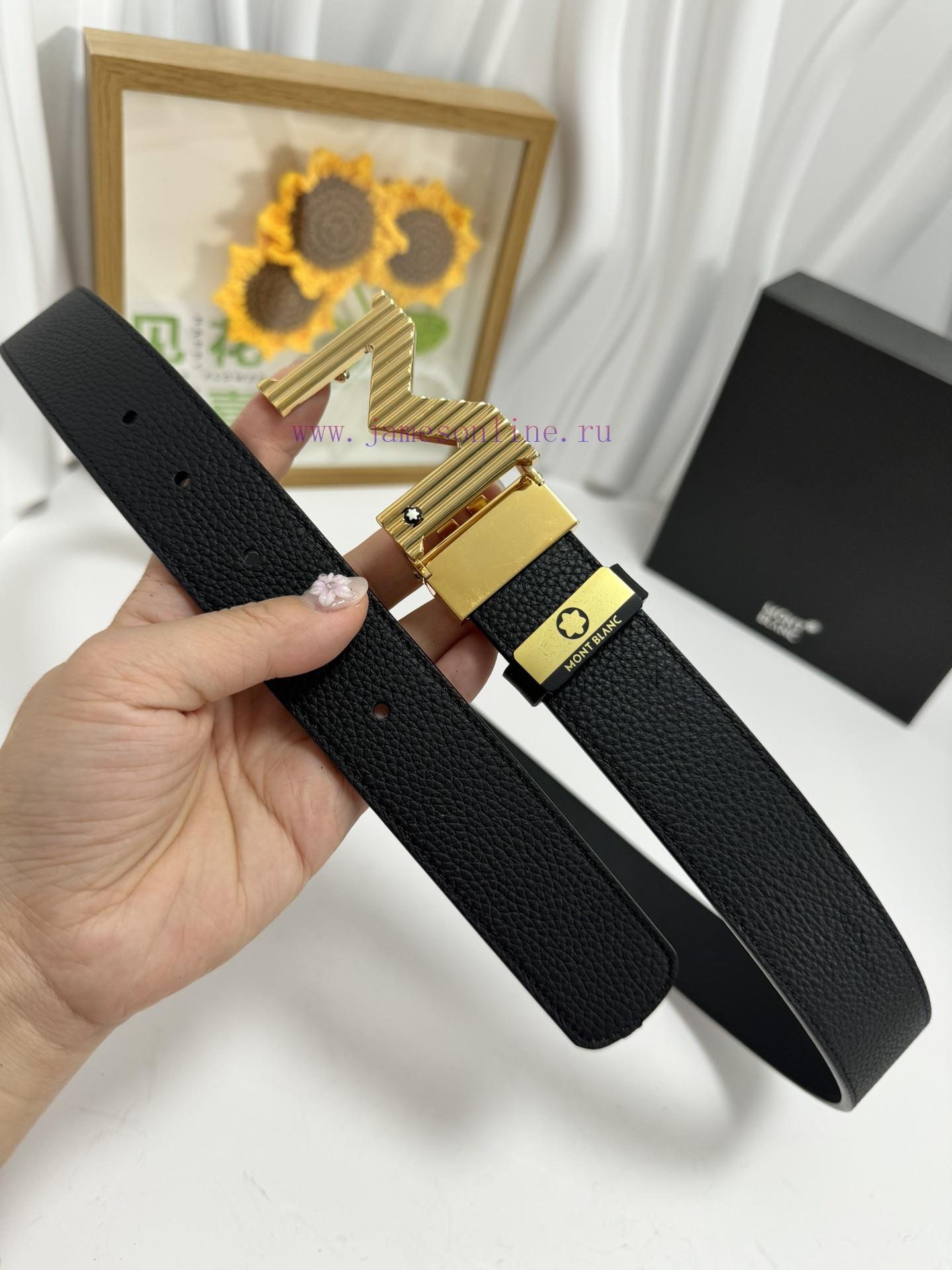 MontblancMaterial: Leather Belt with 100% Head Layer. The leather belt is guaranteed to be g m5iietz5 - Image 3