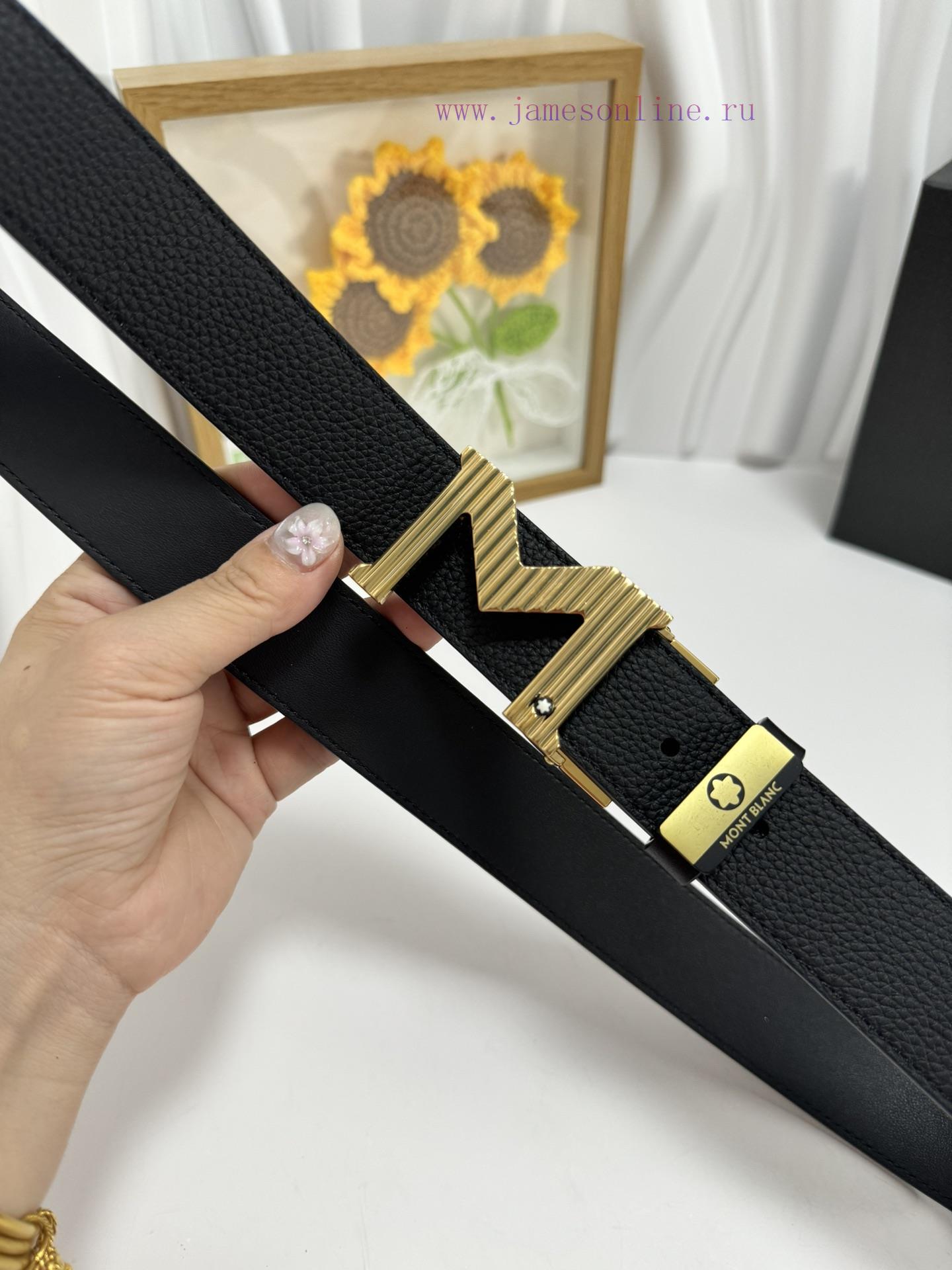 MontblancMaterial: Leather Belt with 100% Head Layer. The leather belt is guaranteed to be g m5iietz5 - Image 5