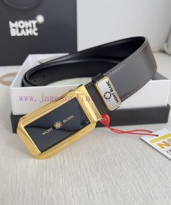 Montblanc Montblanc ️ Belt and beltBuckle, new original classic boutique two-color buckle, p 12a1008v