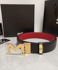 MontblancMaterial: Leather Belt with 100% Head Layer. The leather belt is guaranteed to be g voibqfri
