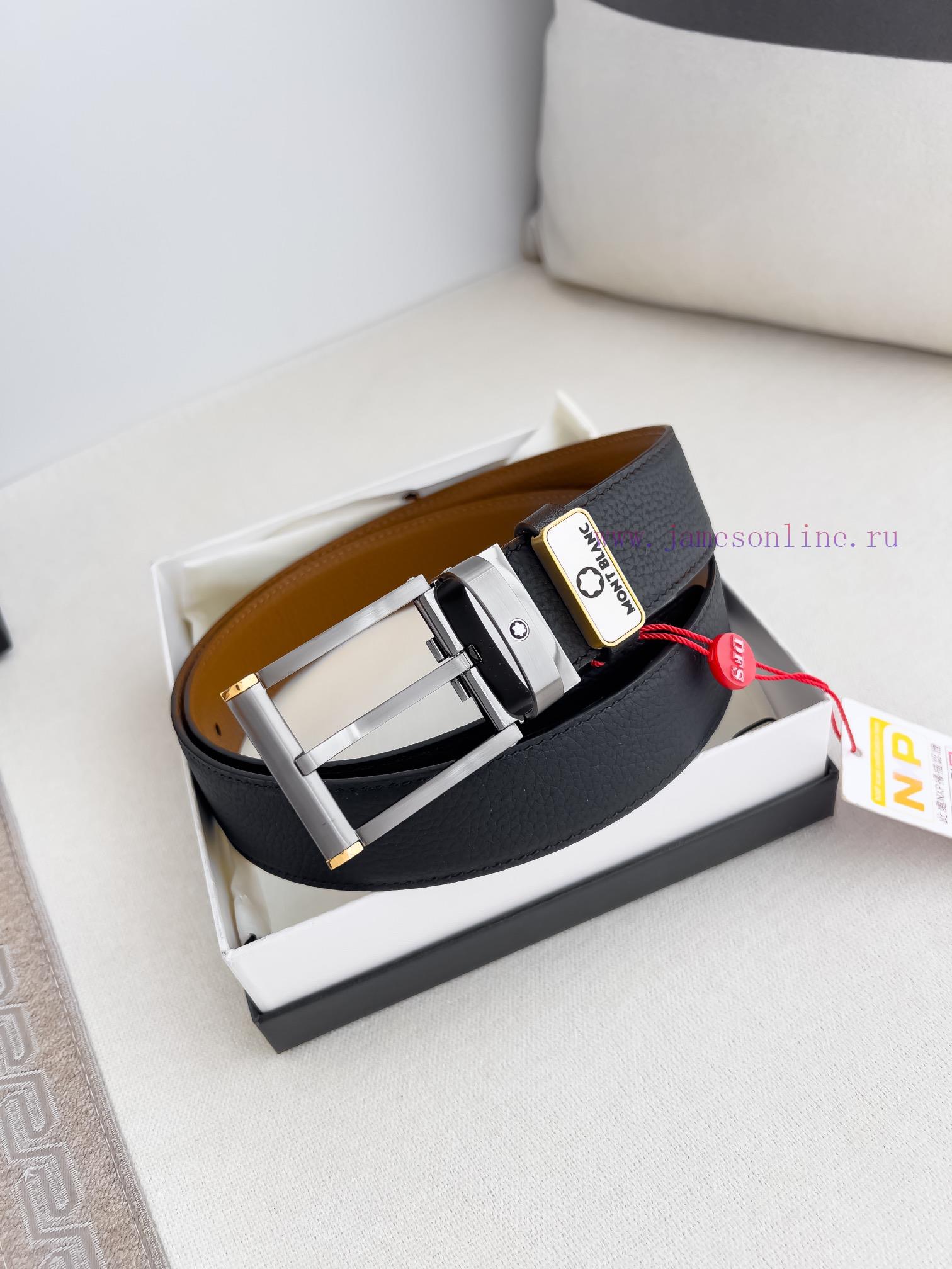 Montblanc Belt and BeltsNeedle buckle, new original classic boutique two-color needle buckle xpi8tii0