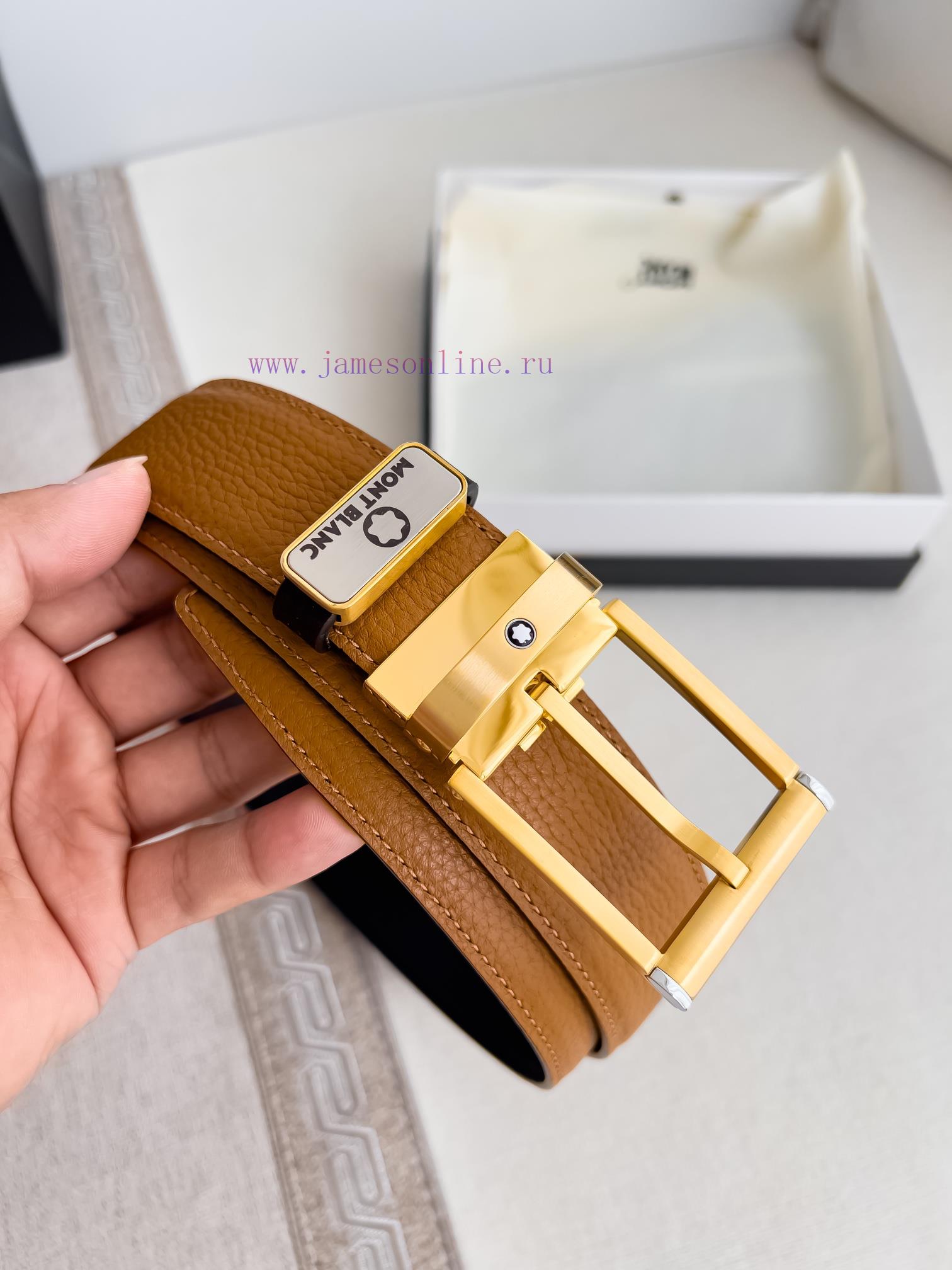 Montblanc Belt and BeltsNeedle buckle, new original classic boutique two-color needle buckle xpi8tii0 - Image 13