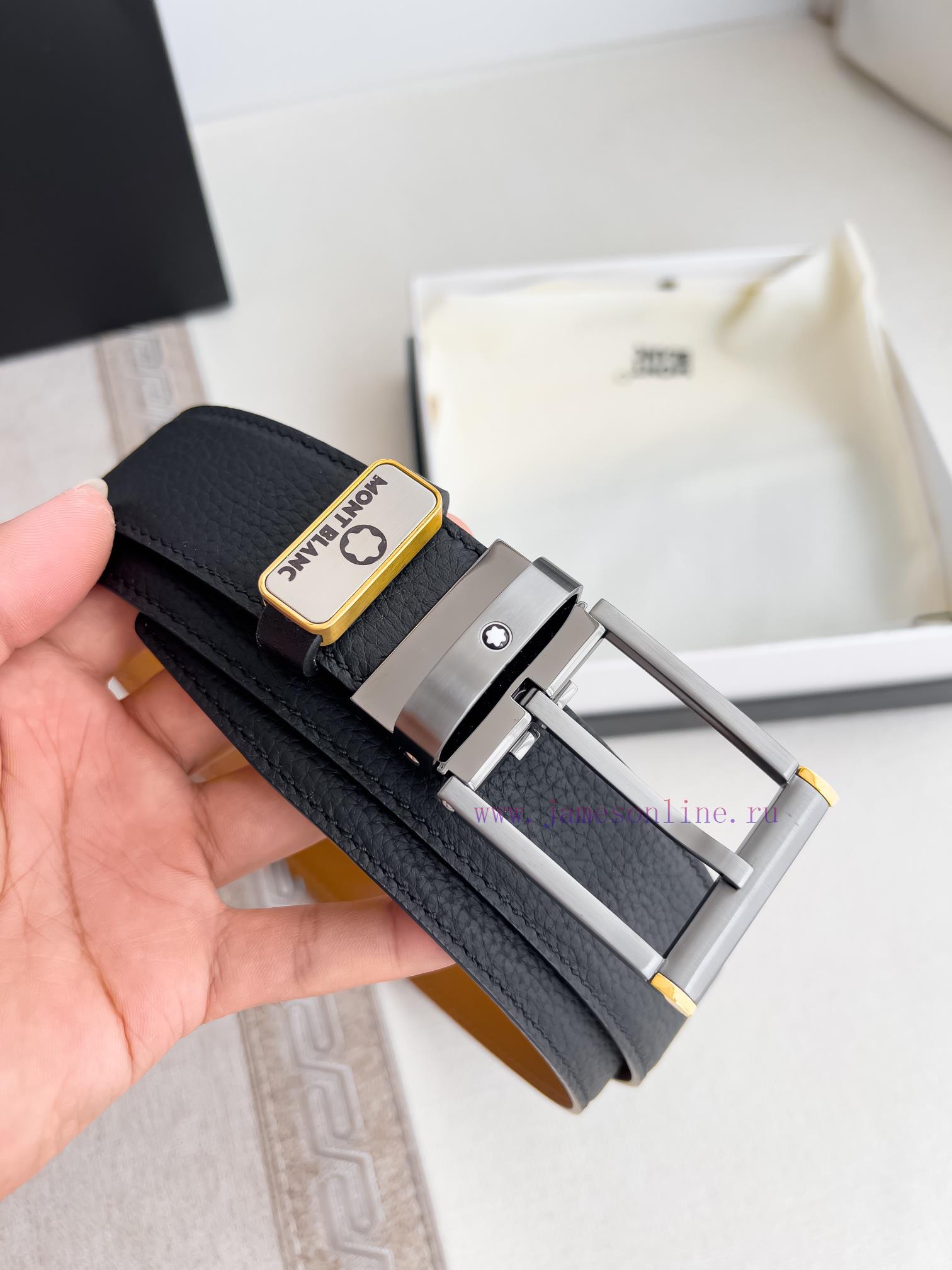 Montblanc Belt and BeltsNeedle buckle, new original classic boutique two-color needle buckle xpi8tii0 - Image 14