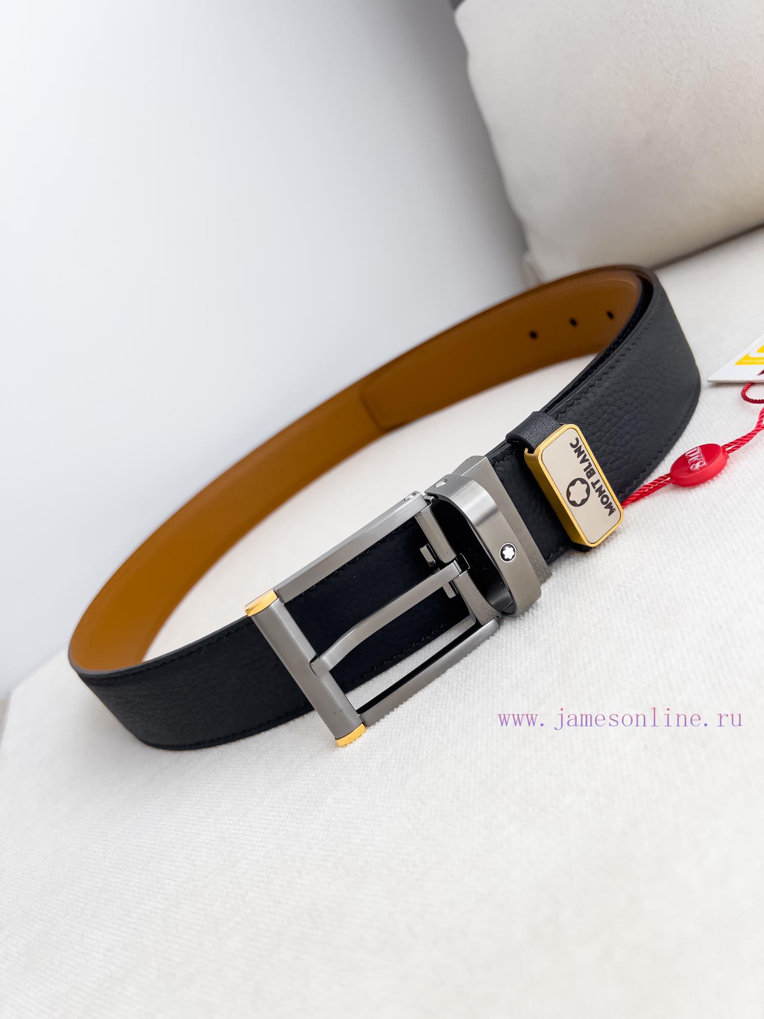 Montblanc Belt and BeltsNeedle buckle, new original classic boutique two-color needle buckle xpi8tii0 - Image 16