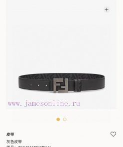 FENDI FendiFull set of the same width 4.0CM double ring front and back waist belts with FF n q2wa0uim