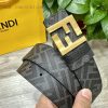 FENDI FendiFull set of the same width 4.0CM double ring front and back waist belts with FF n il55mon8