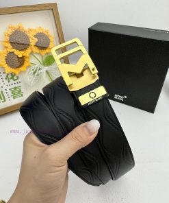 Montblanc Automatic BeltMaterial: Leather Belt with 100% Head Layer. The leather belt is gua cm59k01w