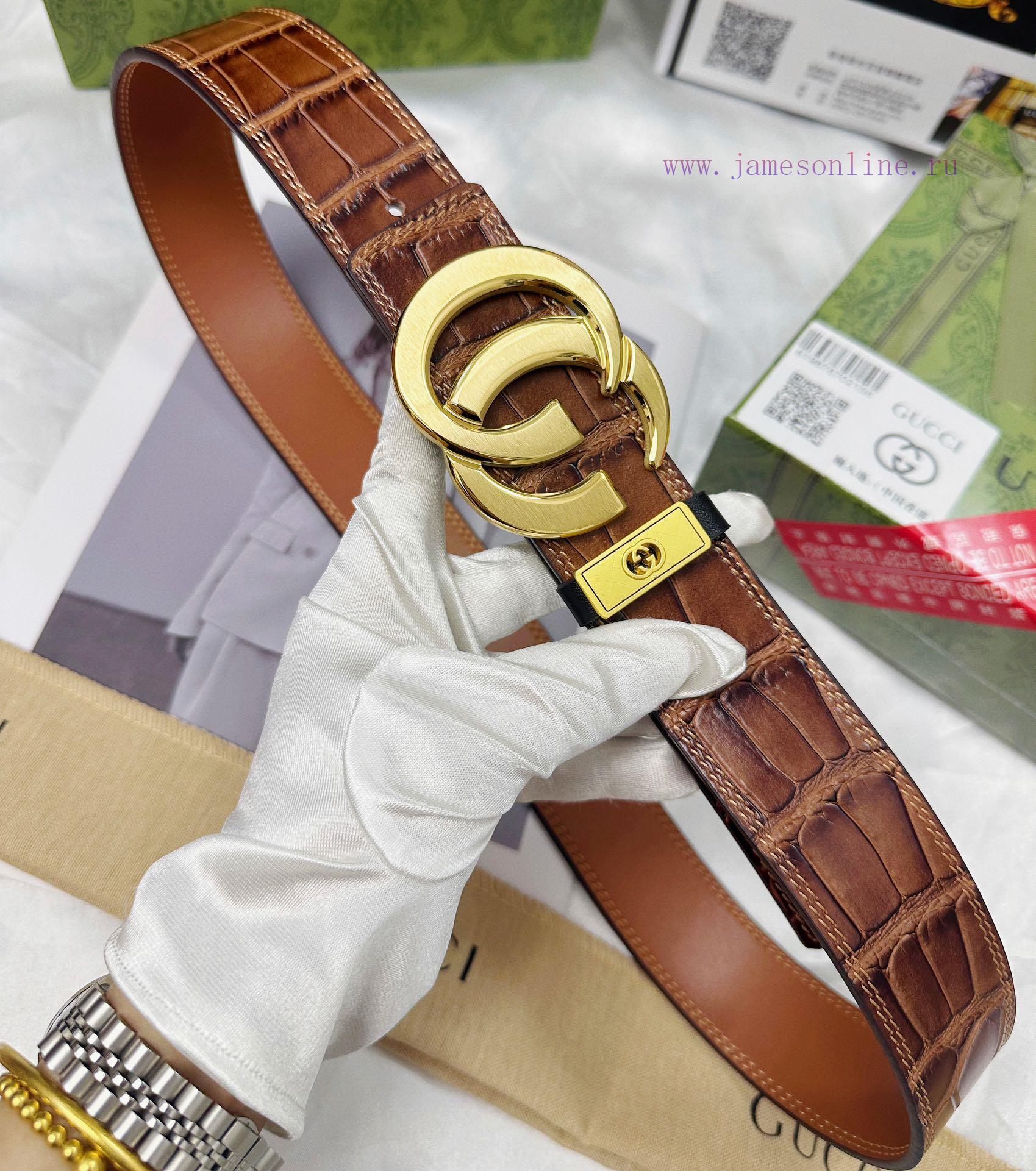 Belt Gucci Gucci Top Remakes-Gucci belt 100% imported original cowhide, ensuring genuine lea h8w1atee - Image 7