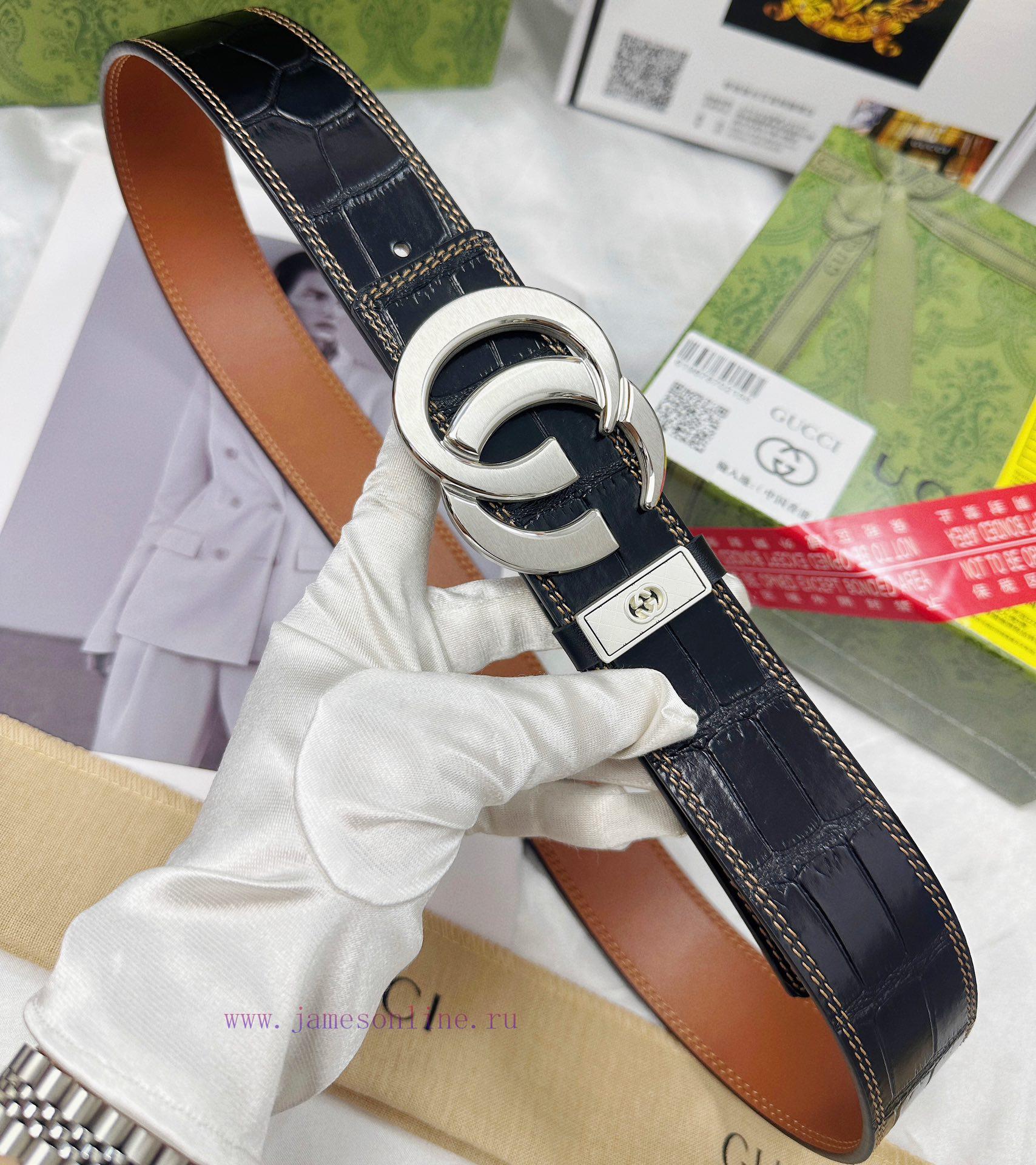 Belt Gucci Gucci Top Remakes-Gucci belt 100% imported original cowhide, ensuring genuine lea h8w1atee - Image 8