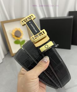 Montblanc Automatic BeltMaterial: Leather Belt with 100% Head Layer. The leather belt is gua kmfiooat