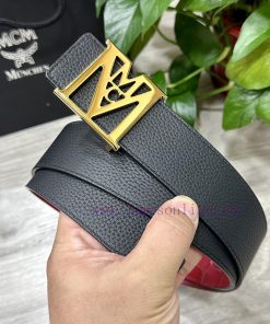 MCM The full set of 40mm wide double-sided original calf leather with a single ruthenium pa 60zkp8ow